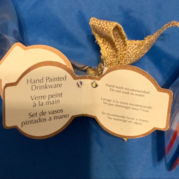 🆕 Hand-Painted Nautical Wine Glass NWT - Picture 7 of 9